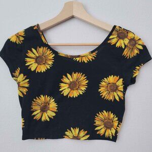 Sunflower Crop Top